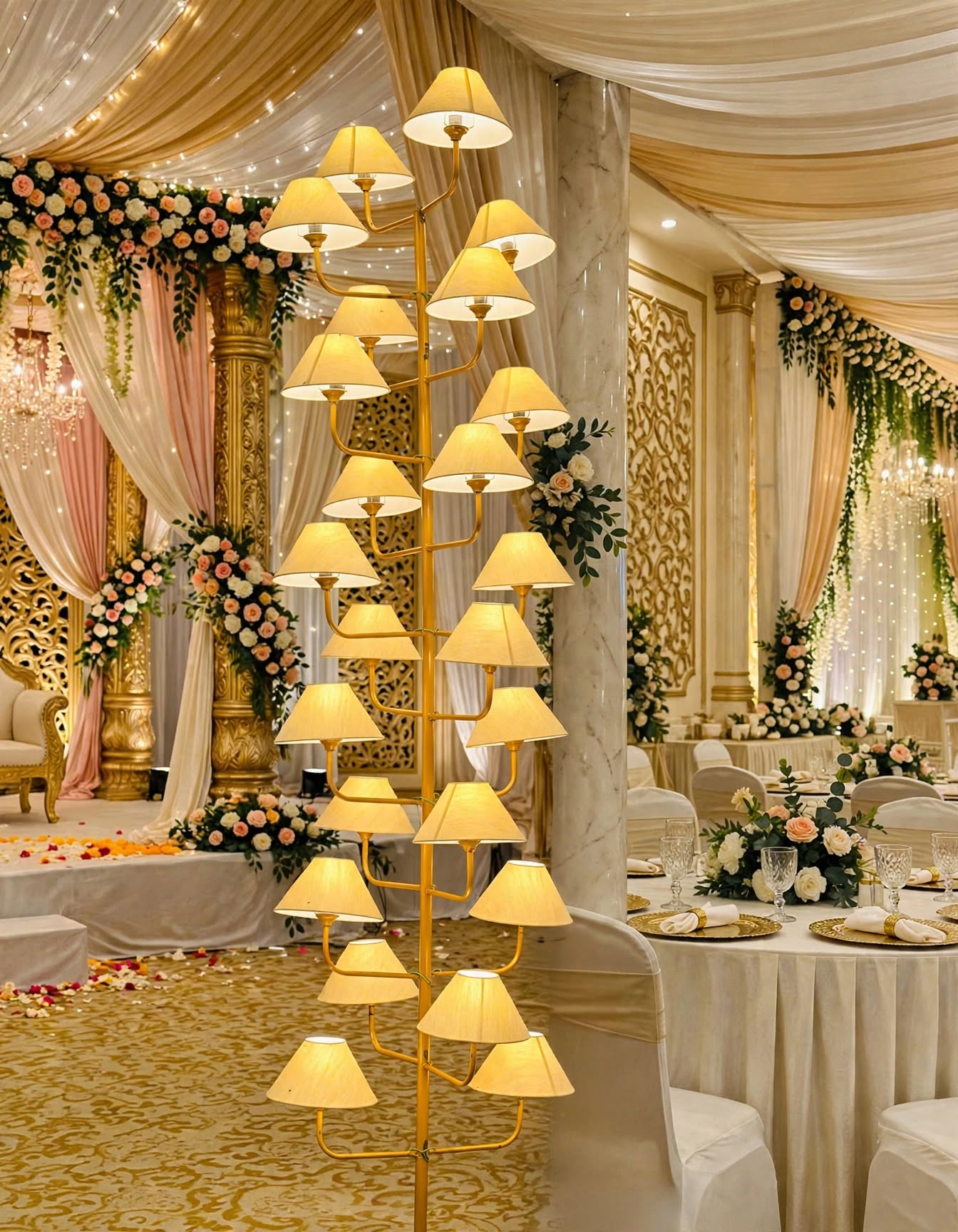 Lights Cap Decoration – 9 Feet, Free Size