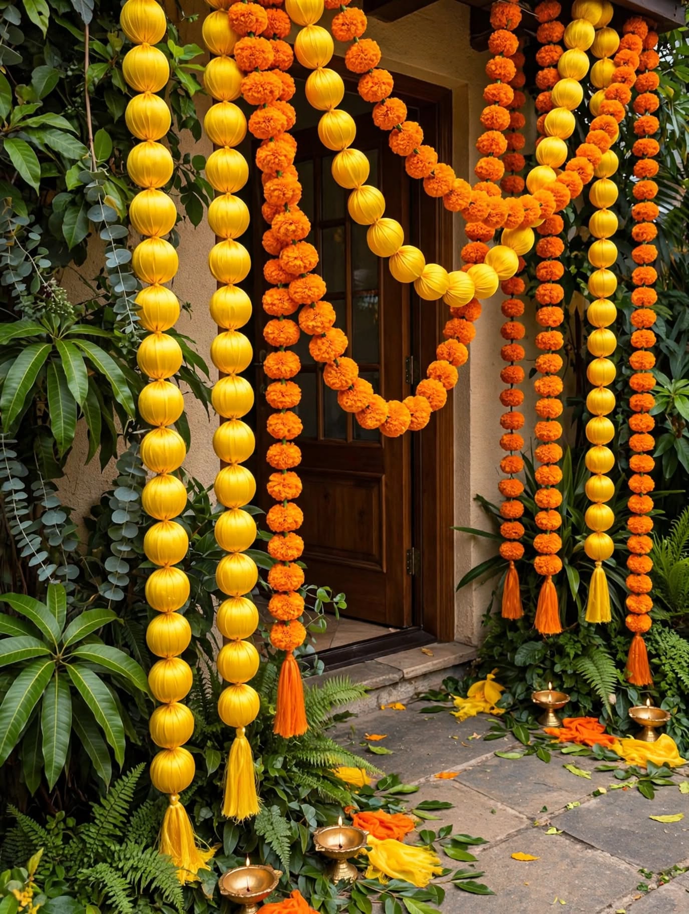 Premium Ball Ladi Decoration for Weddings and Events – All Colours Available