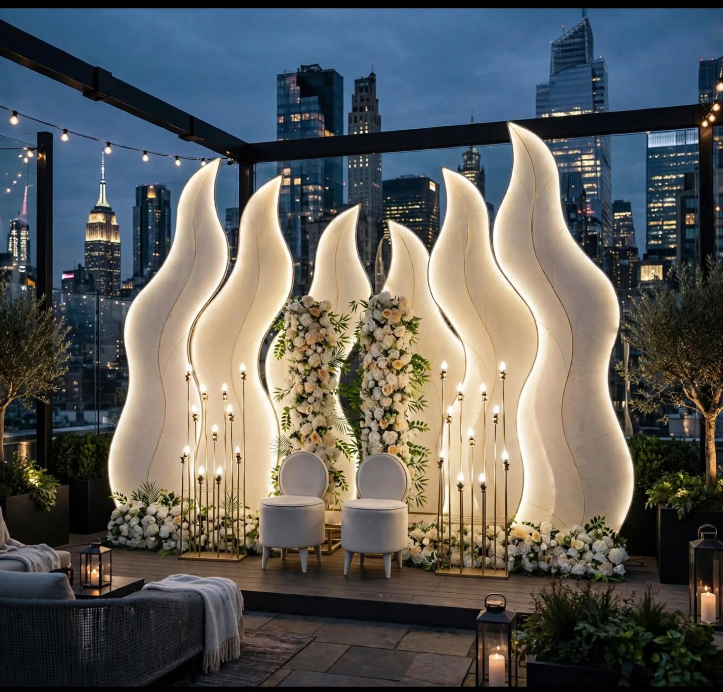 Luxury Stage LED Selfie Point Backdrop for Event Decoration
