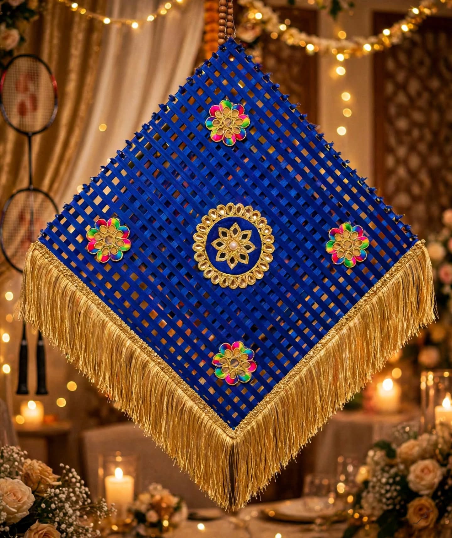 Vibrant Fabric Kite Hanging Decoration for Home & Festive Decor
