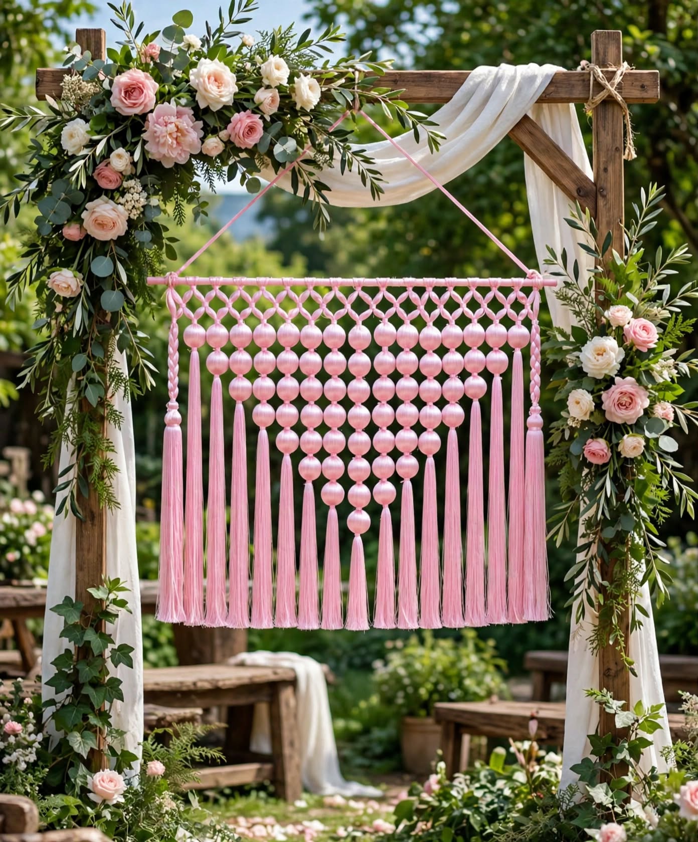 Premium Resham Parda Decoration for Weddings and Events