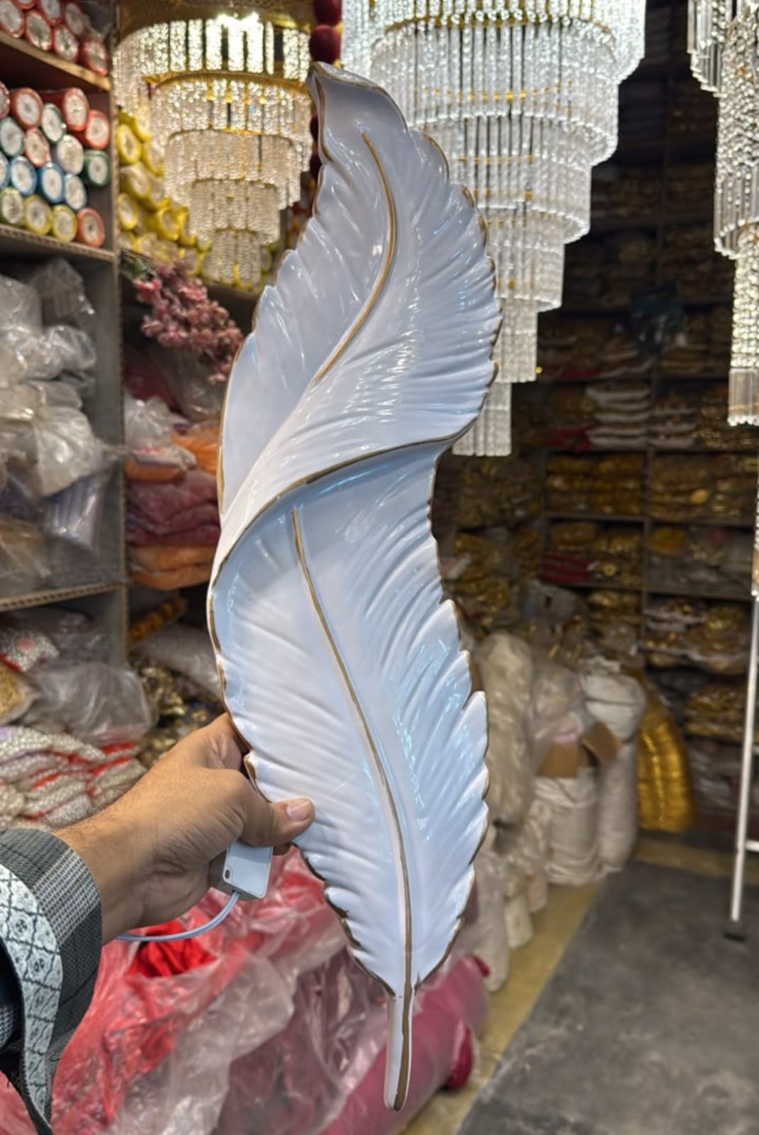 Feather LED Wall Lights and Decorative Wall Sconce