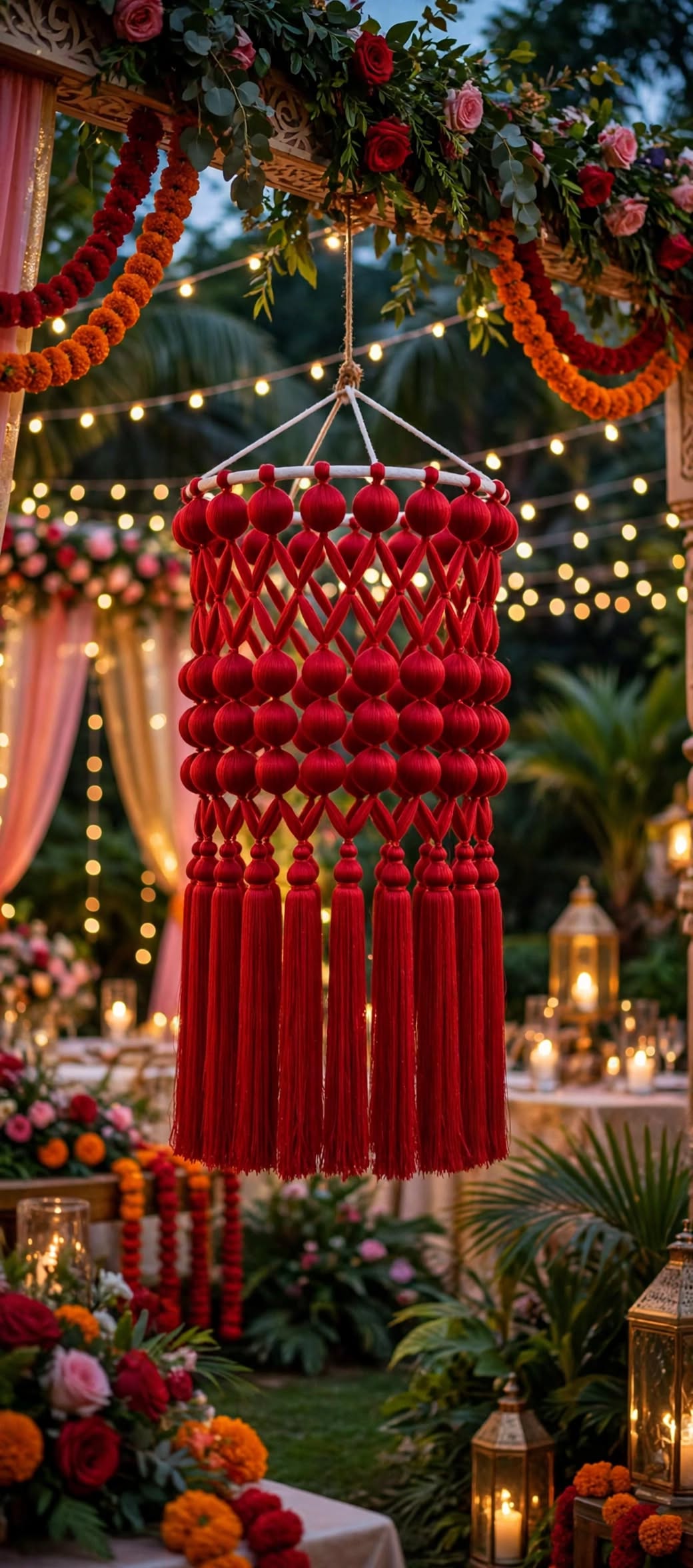 Premium Tassel Hanging Decoration for Weddings and Events