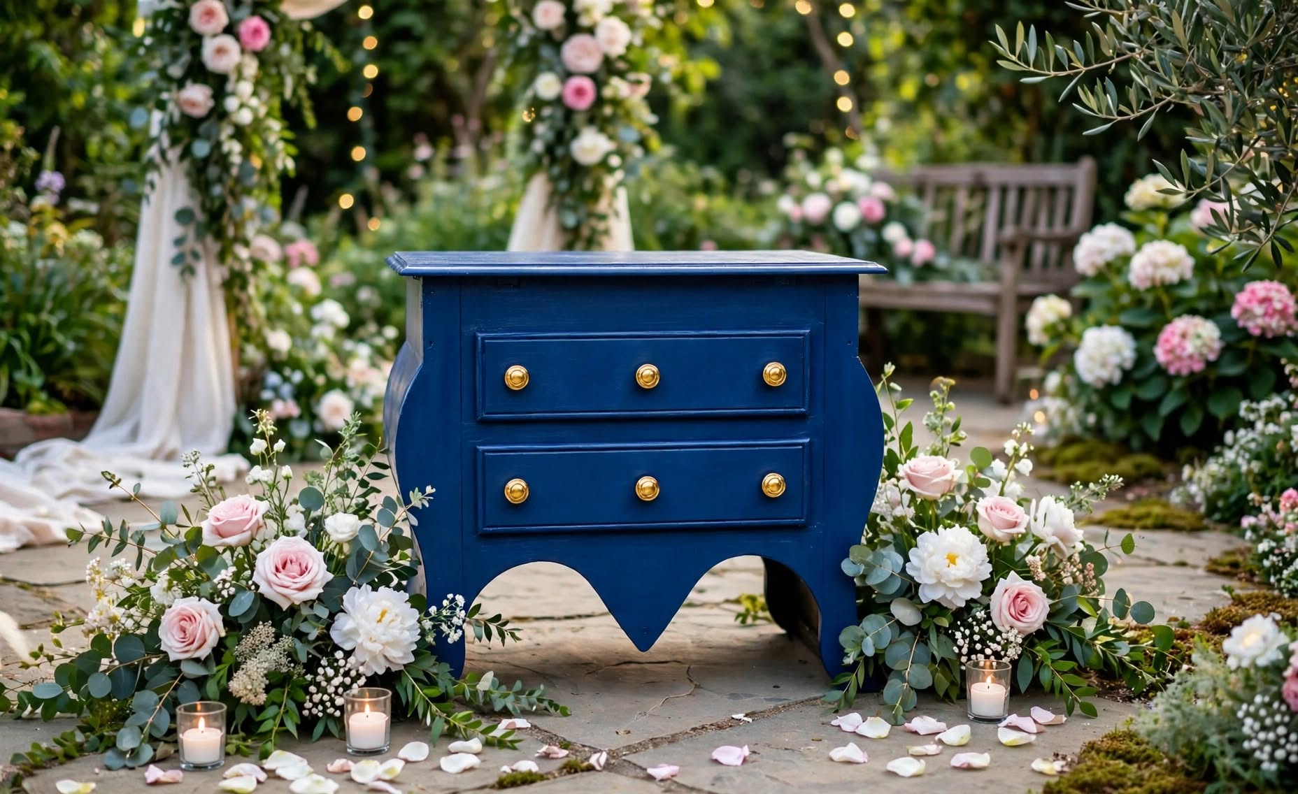 Premium Wooden Table Decoration for Weddings and Events