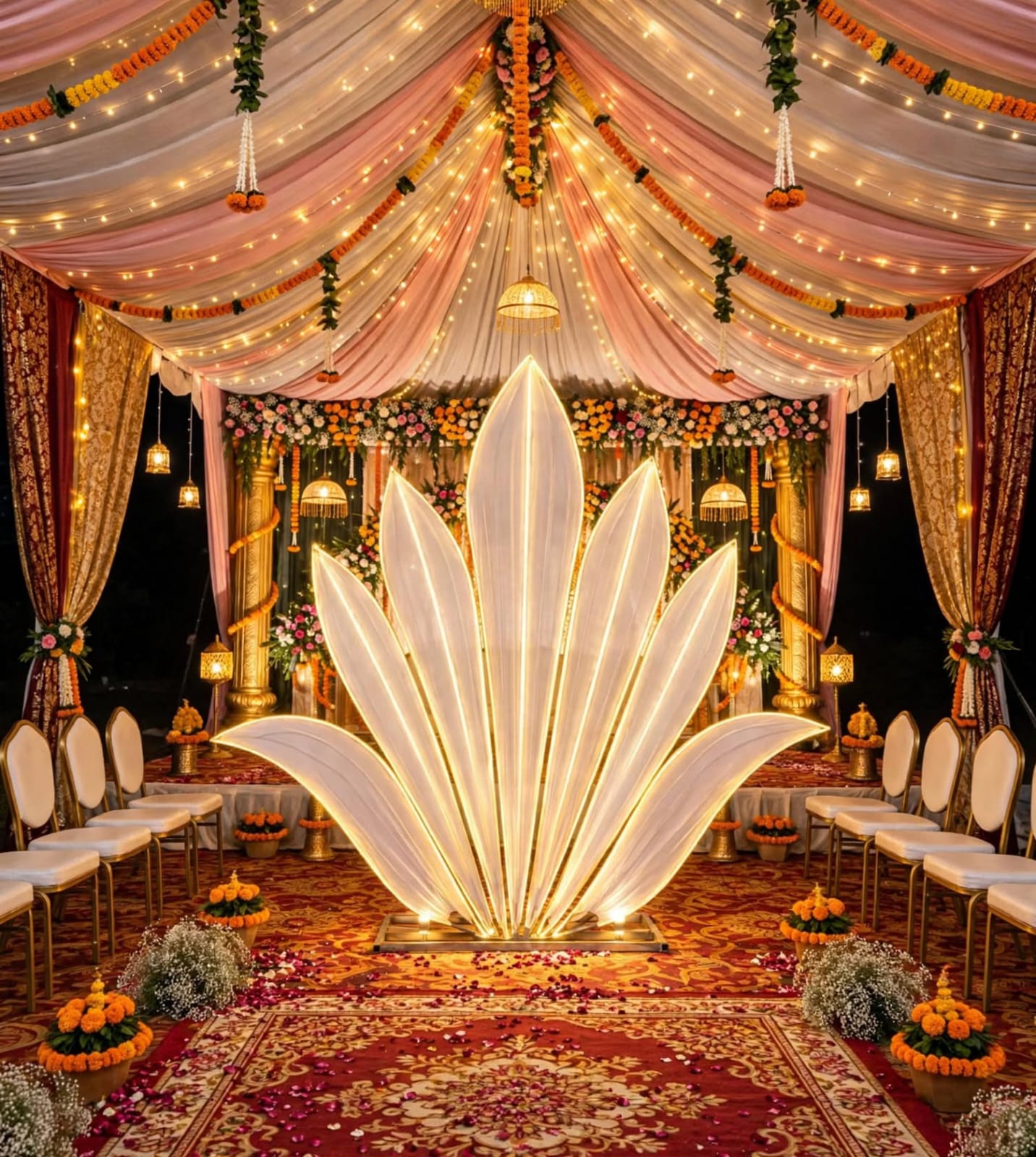LED Background Stage Lights for Wedding and Event Decoration