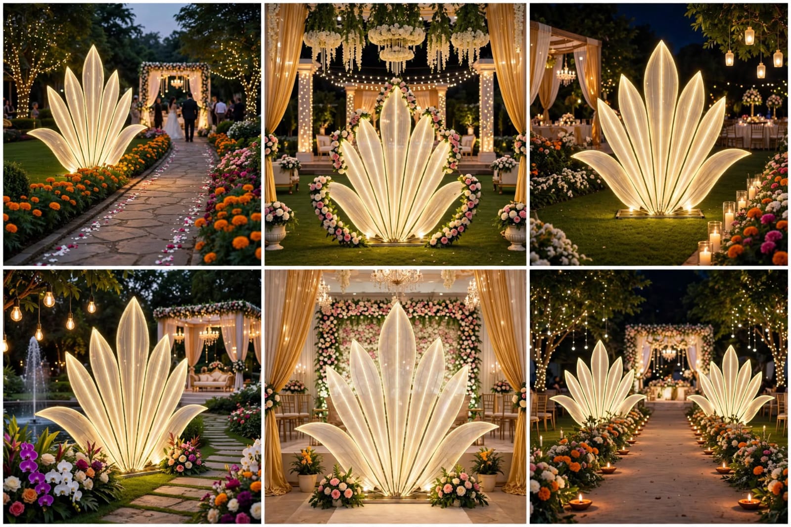 LED Background Stage Lights for Wedding and Event Decoration