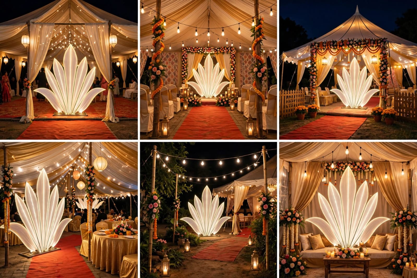 LED Background Stage Lights for Wedding and Event Decoration
