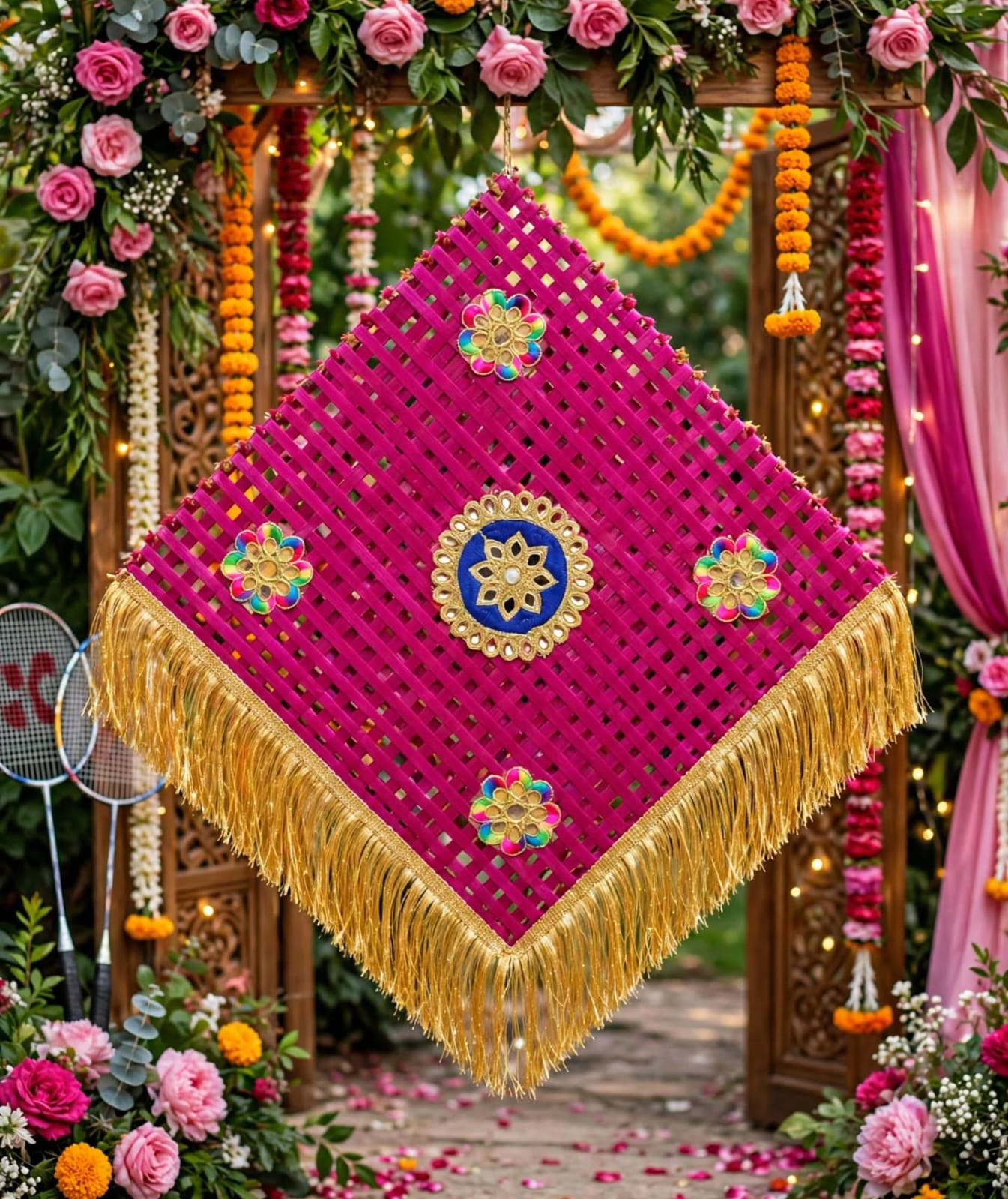 Fabric Kite Decoration for Weddings, Events and Festive Décor