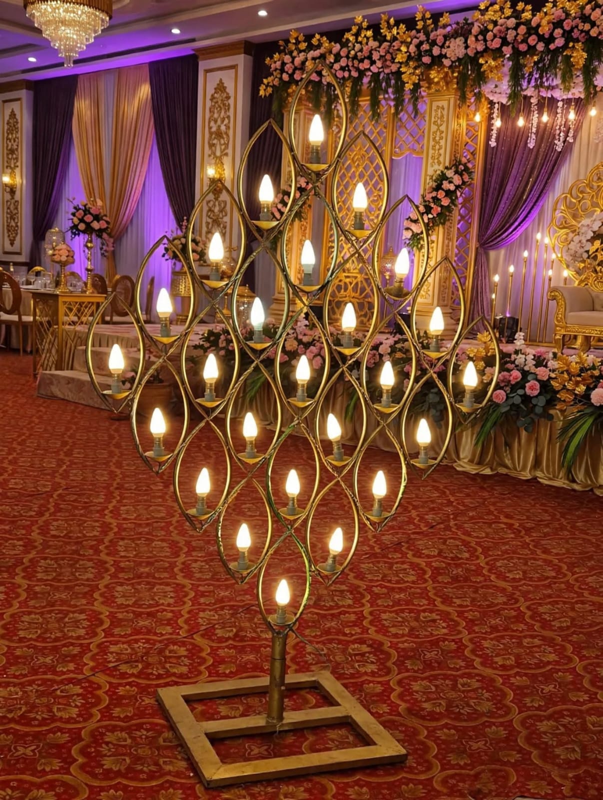 25 Lights Stand for Wedding and Event Decoration