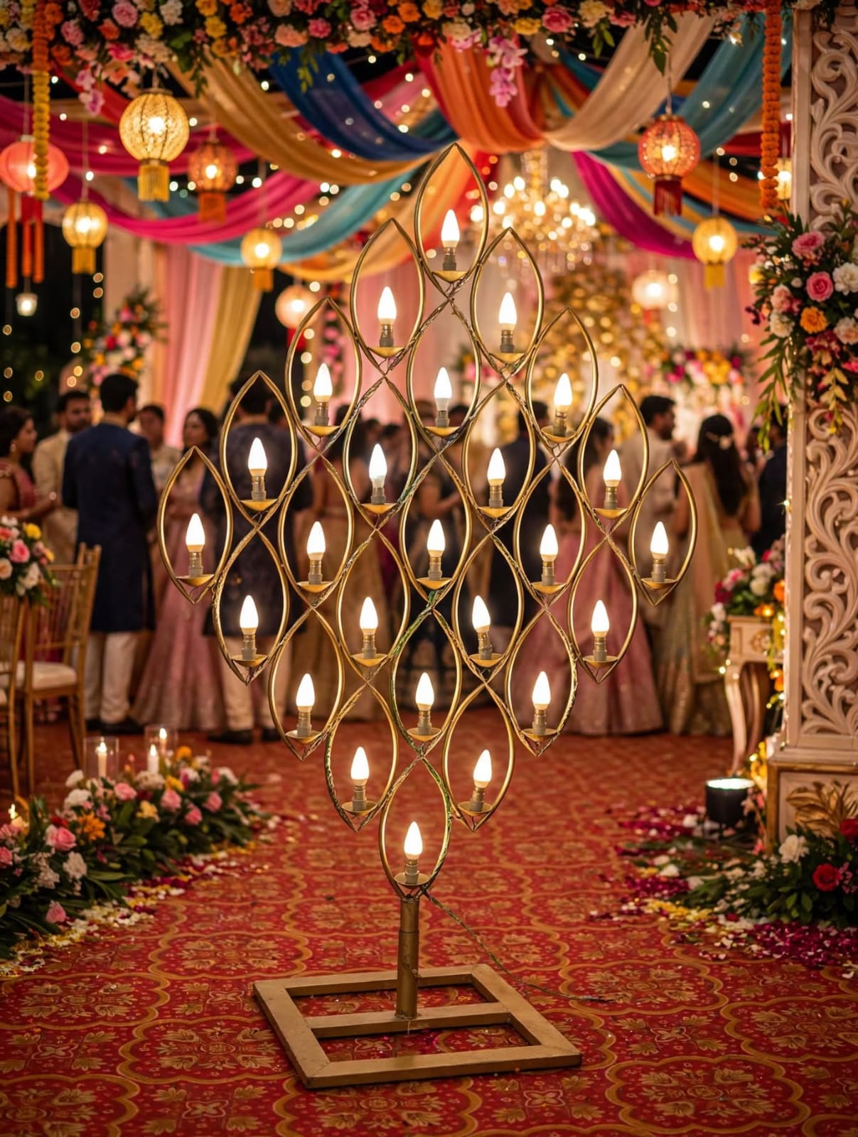 25 Lights Stand for Wedding and Event Decoration