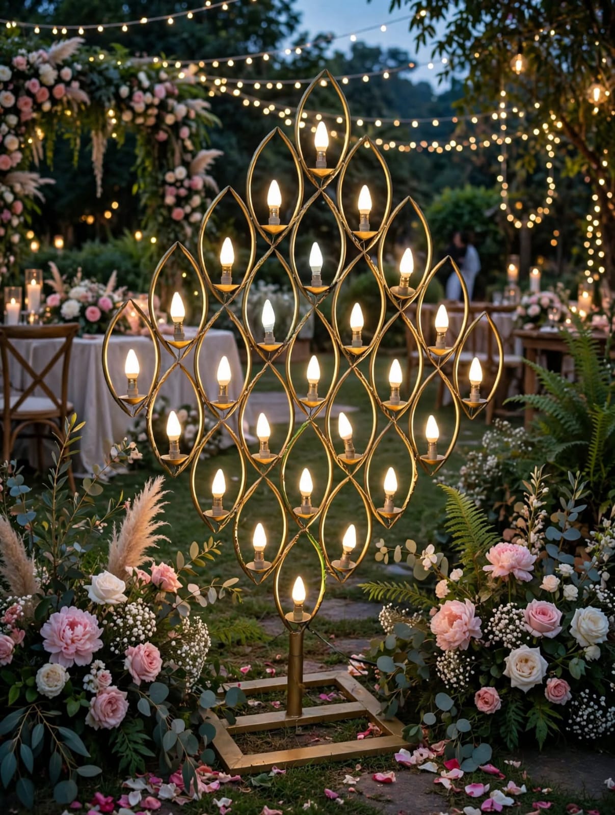 25 Lights Stand for Wedding and Event Decoration