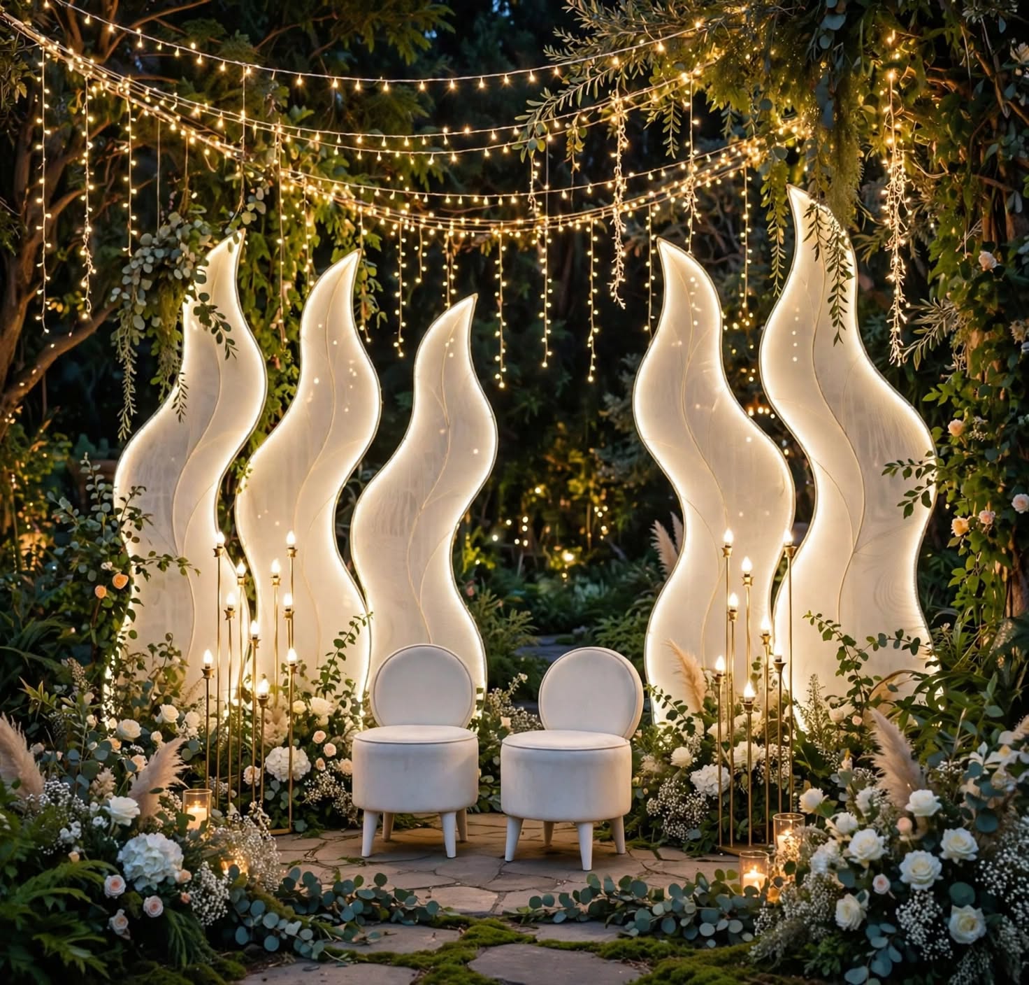 # 1. Product Title  Iran Background Stage LED Decoration for Weddings and Events  # 2. Product Description  ## Iran Background Stage LED Decoration for Weddings and Events  ### Create an Attractive Event Setup with Iran Background Stage LED  Make your event decoration more attractive and visually appealing with the **Iran Background Stage LED Decoration** from Maryam Handicraft. Designed for decorative stage arrangements, this product is a suitable choice for event decorators, wedding planners, banquet halls, and customers looking to create an impressive background for special occasions.  An attractive stage background plays an important role in the overall appearance of an event venue. Whether you are planning a wedding, reception, engagement ceremony, birthday celebration, anniversary party, or another special occasion, an Iran background stage LED setup can help create a decorative focal point for the venue.  The Iran background stage LED is intended for customers searching for stage decoration products that complement event styling and background arrangements. It can be considered for professional event decoration projects, wedding stage setups, and other suitable decorative applications.  At Maryam Handicraft, we understand that every event requires thoughtful decoration and a coordinated presentation. Our product range focuses on decorative items for weddings, celebrations, and event styling, helping customers explore suitable options for their decoration requirements.  ### Product Features and Design  The Iran background stage LED decoration is intended for use in decorative stage and background arrangements. Its primary appeal is its association with stage presentation and LED-based decorative styling.  **Key product highlights:**  - **Stage background decoration:** Suitable for event setups where an attractive background is an important part of the overall design. - **LED decoration concept:** Intended for decorative arrangements featuring LED lighting. - **Wedding decoration applications:** Can be considered for wedding stages, reception backgrounds, and other suitable ceremonial settings. - **Event styling possibilities:** Works as a product option for decorators planning coordinated event arrangements. - **Professional decoration use:** Relevant to event planners, wedding decorators, decoration suppliers, and businesses working on event setups. - **Versatile styling potential:** Can be incorporated into different stage decoration concepts depending on the venue layout and the complete decoration design.  Please confirm the available dimensions, material, LED specifications, lighting effects, colour options, and included accessories with Maryam Handicraft before ordering, as these details have not been specified in the product information provided.  ### Iran Background Stage LED for Wedding Decoration  Wedding stage decoration helps establish the visual theme of a celebration. A carefully arranged background creates an attractive setting for the couple, family photographs, guest pictures, and important ceremonial moments.  The Iran background stage LED can be considered when planning a wedding stage that combines background decoration with LED styling. Event decorators can coordinate the selected product with other suitable decorative elements to create a balanced and well-presented setup.  For example, a wedding decorator may combine the background arrangement with artificial flowers, decorative props, coordinated stage accessories, and suitable lighting elements. The final appearance will depend on the selected products, venue conditions, and installation arrangement.  For reception decoration, consider coordinating the stage background with the entrance decoration, seating arrangement, and overall event theme. Maintaining a consistent decorative style across these areas can help create a more organised appearance throughout the venue.  ### Suitable Applications for Iran Background Stage LED  The Iran background stage LED decoration can be considered for several event-related applications, subject to the product's actual dimensions, installation requirements, and compatibility with the intended setup.  **1. Wedding Stage Decoration**  Create a decorative background for wedding ceremonies and related celebrations. Coordinate the stage with flowers and other suitable accessories to complement the wedding theme.  **2. Reception Stage Decoration**  Use it as a product option when planning reception stage arrangements. A