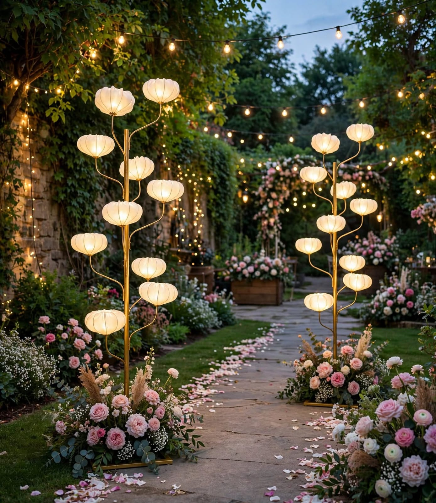 Decorative Light Stands for Wedding and Event Decoration