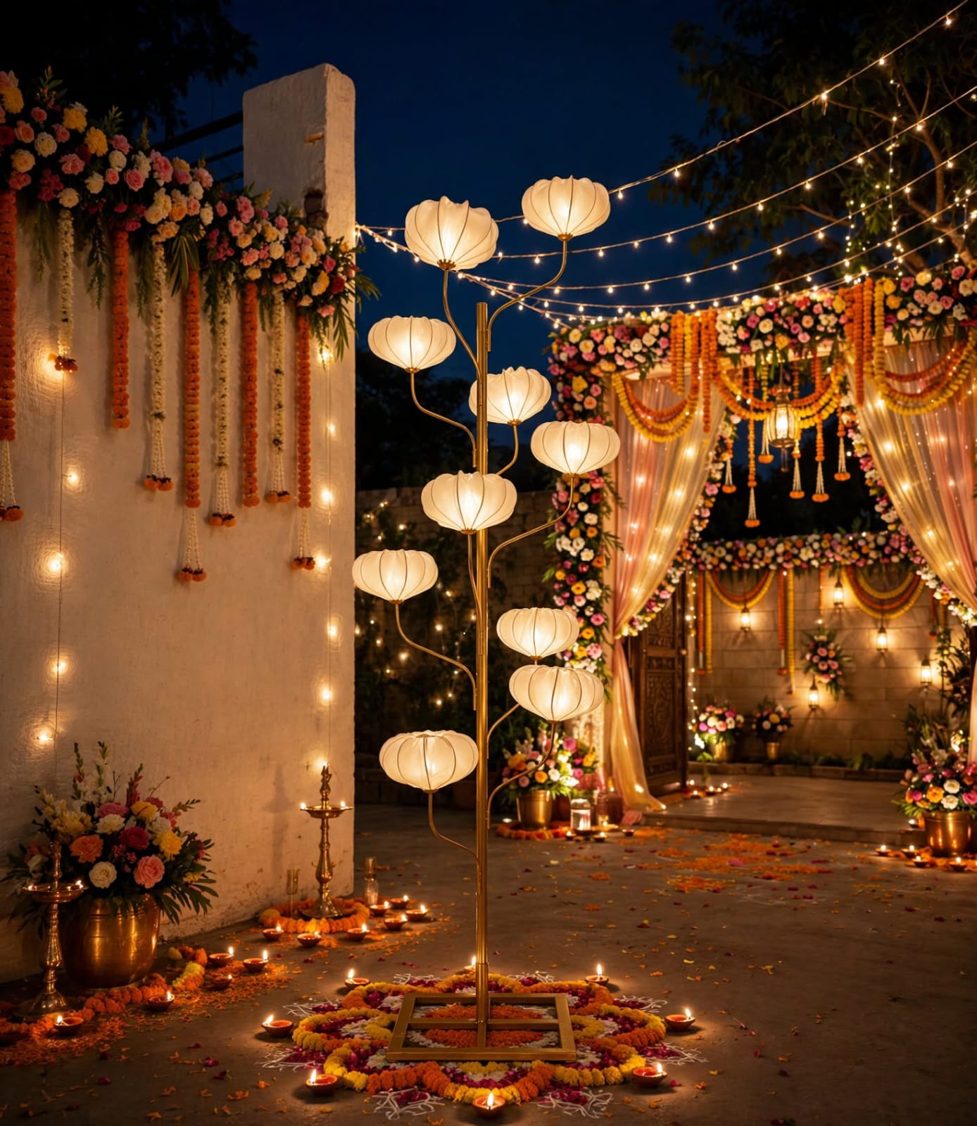 Decorative Light Stands for Wedding and Event Decoration