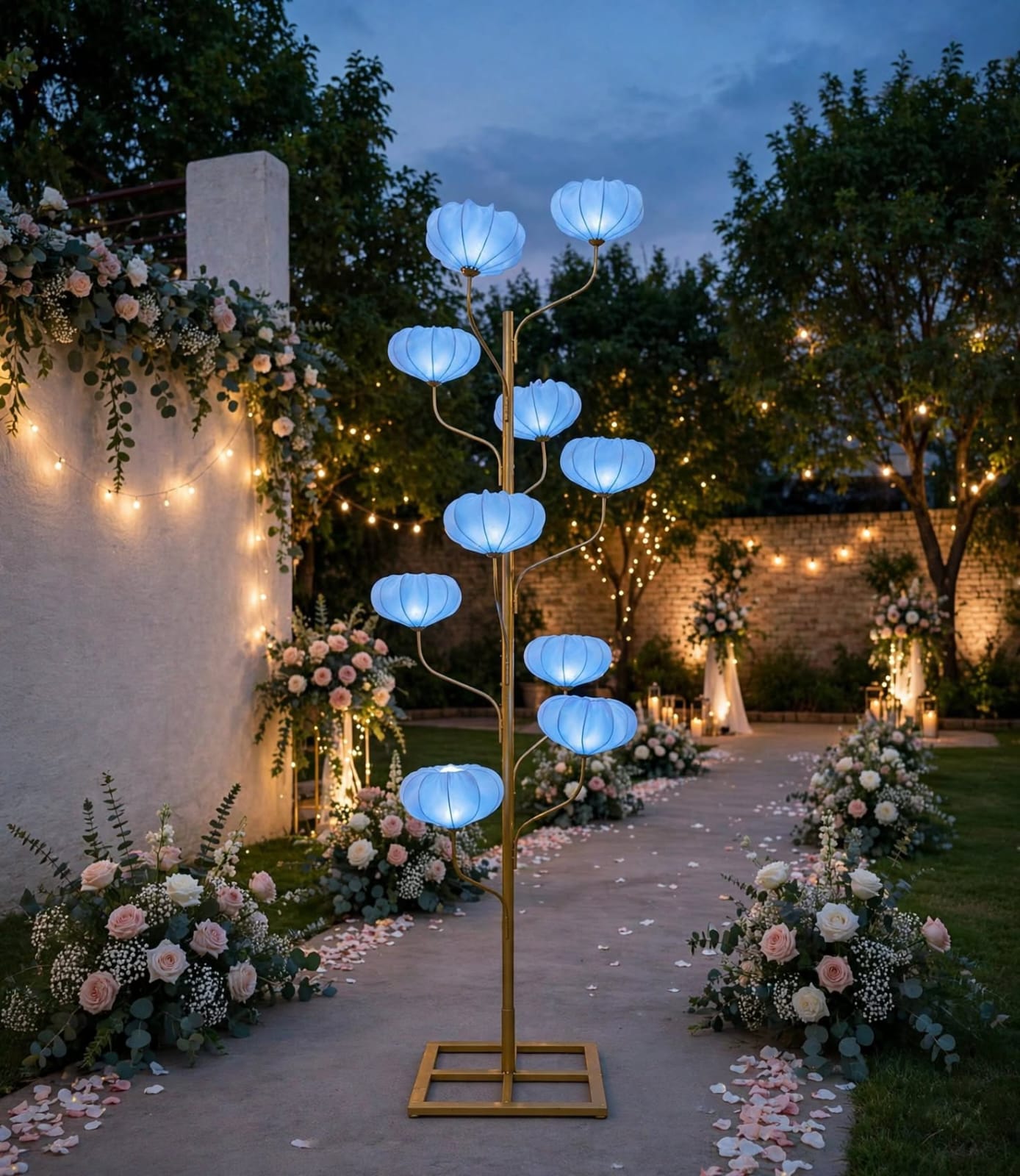 Decorative Light Stands for Wedding and Event Decoration
