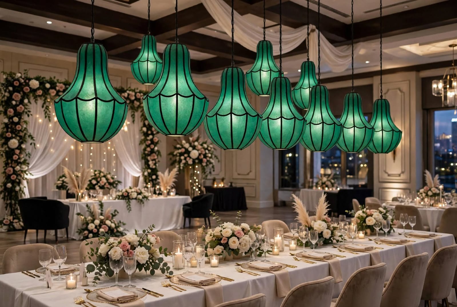 Moroccan Fabric Pendant Lights for Elegant Decorative Interiors