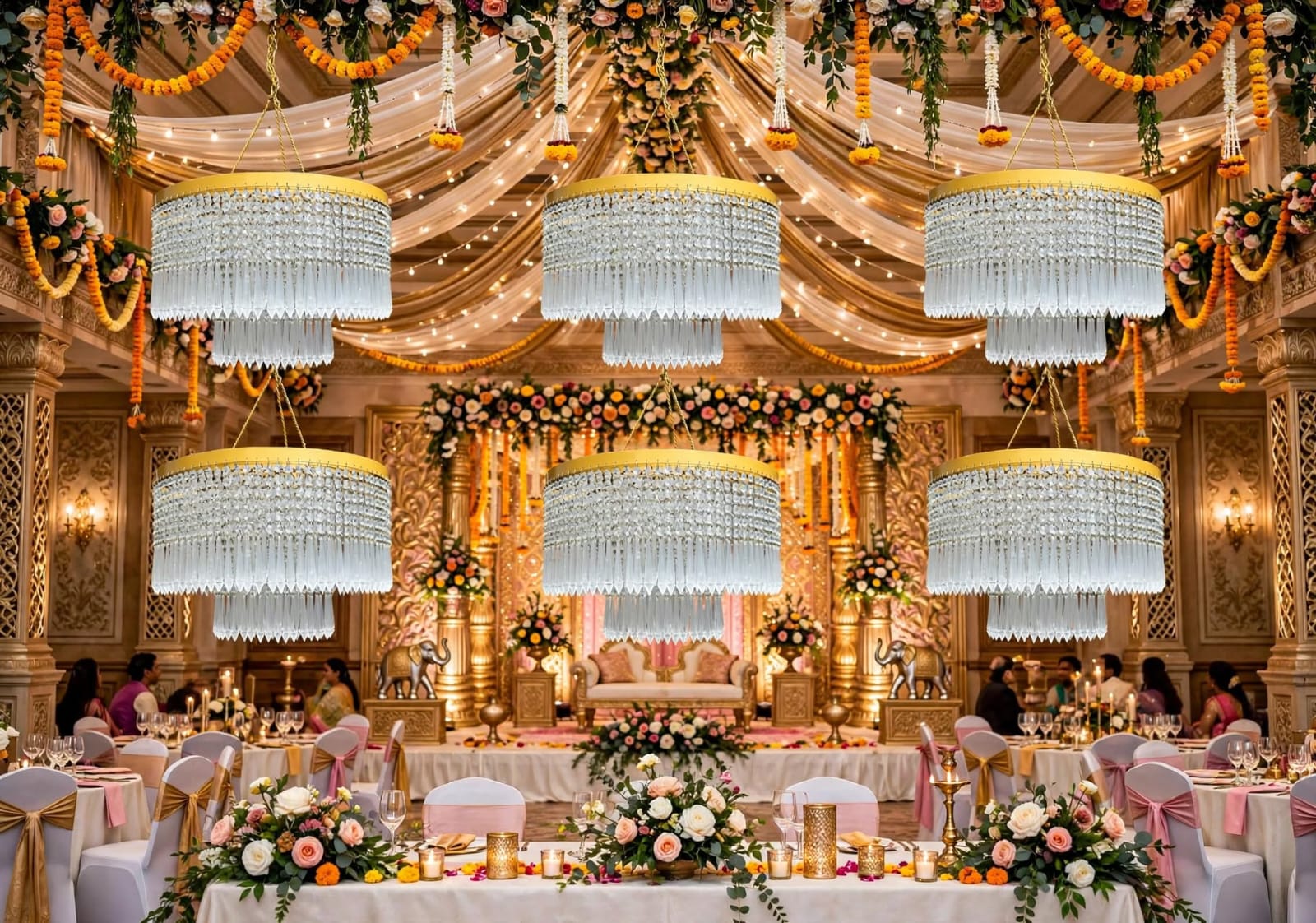 Chandelier Lights for Home, Wedding and Event Decoration