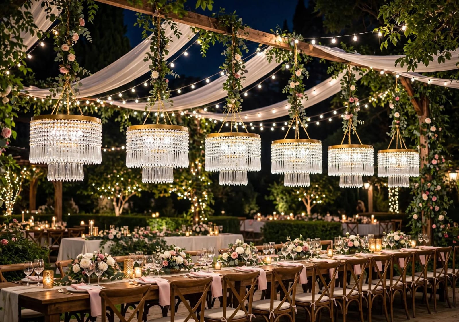 Chandelier Lights for Home, Wedding and Event Decoration